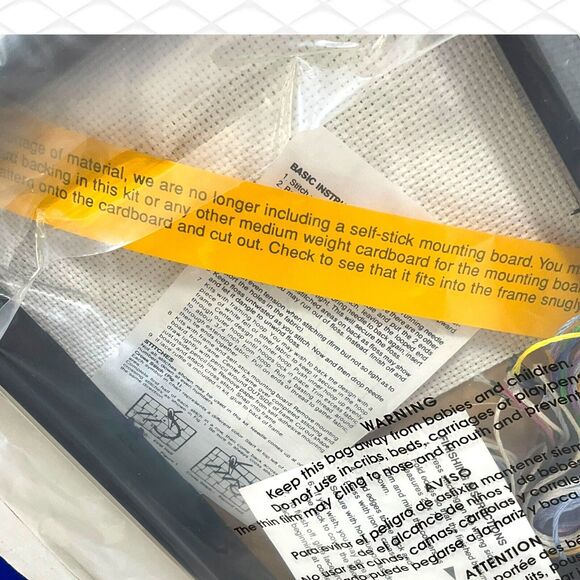 The New Berlin Co. Counted Cross Stitch Kit #2495 Pitcher with Pansies 7” x 9” - Picture 6 of 6